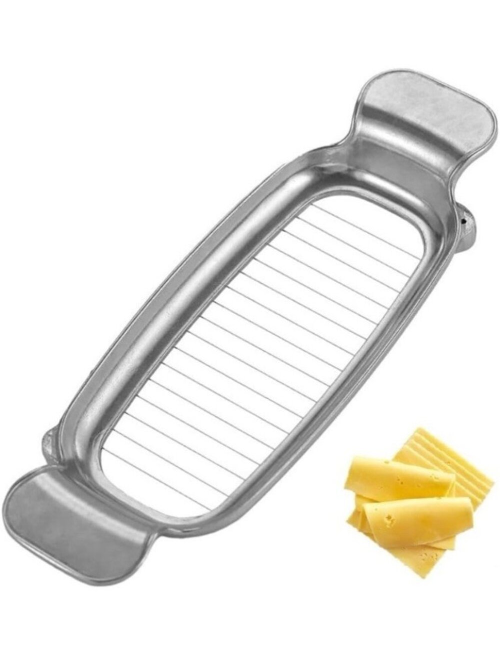Stainless Steel Butter Slicer Multi-Purpose Cheese Fruit Vegetable Cutter -NEW